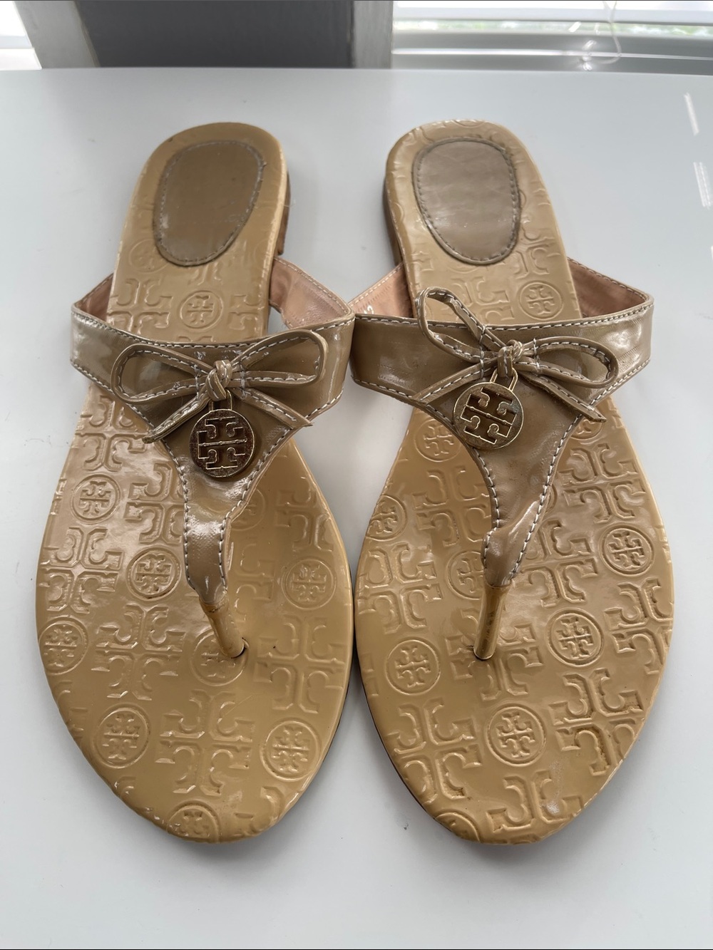 Tory Burch Miller Thong Sandals with Bows